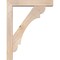 Ekena Millwork Olympic Block Smooth Bracket w/ Offset Brace, Douglas Fir, 5 1/2"W x 28"D x 36"H BKT0604X28X36OLY05SDF - alternate 3